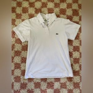 women's Lacoste cotton polo